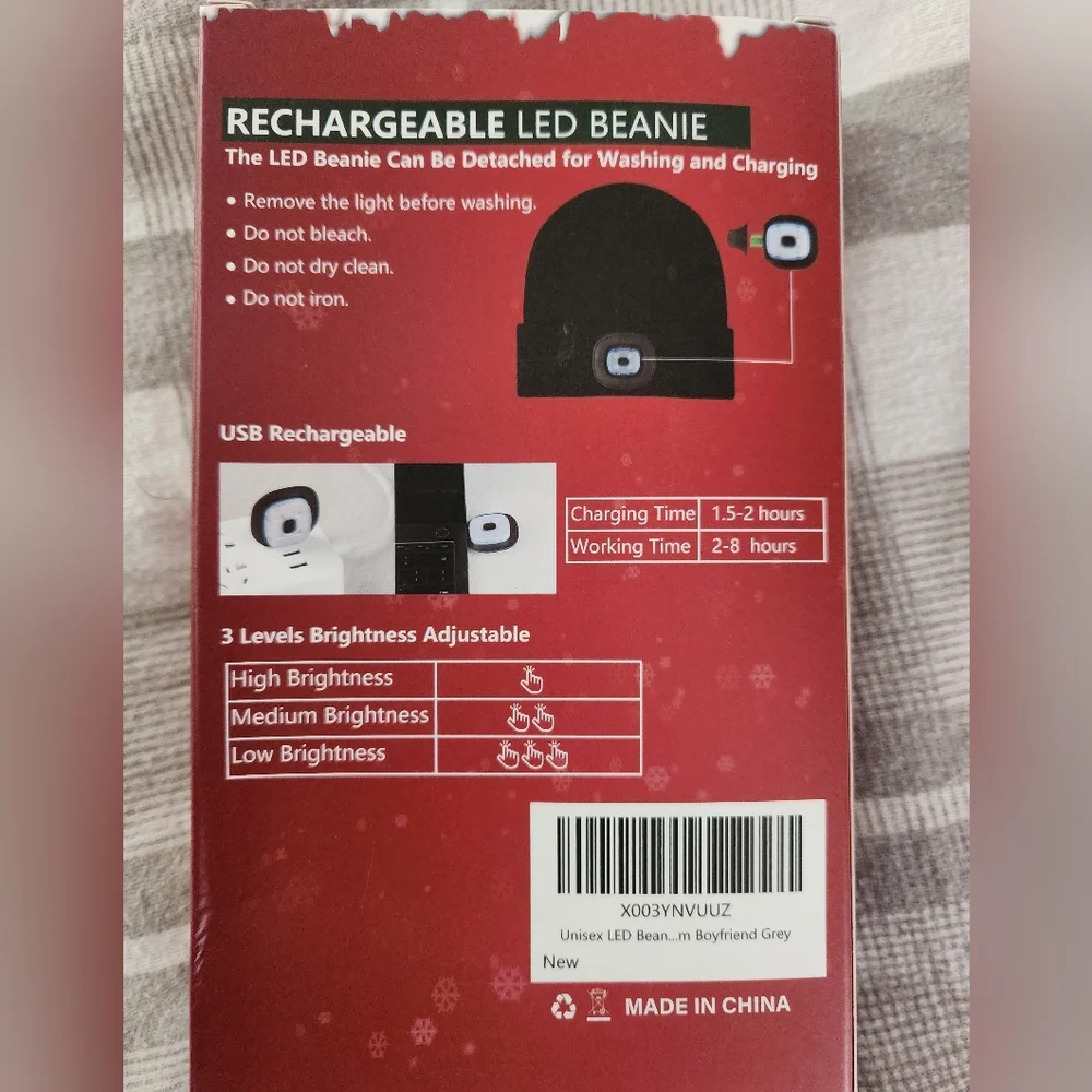 LED Light Beanie NWT